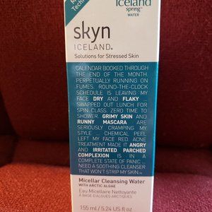 Skyn Iceland Micellar Cleansing Water - New in Box